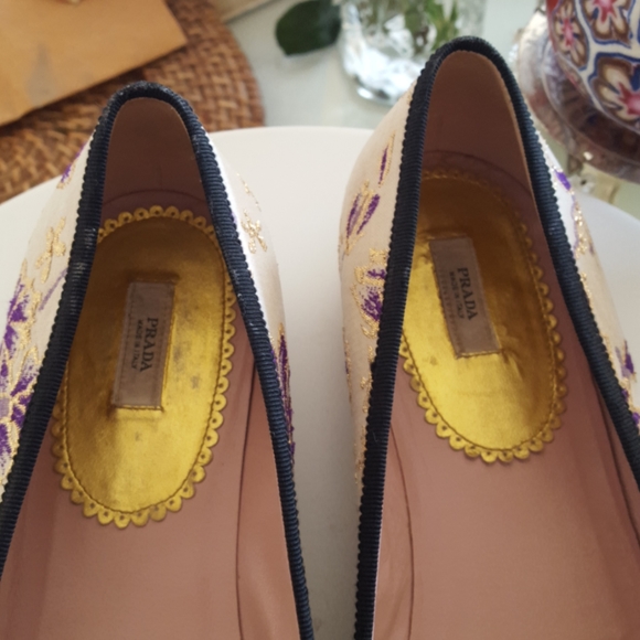Prada Floral Flats - Picture 3 of 5